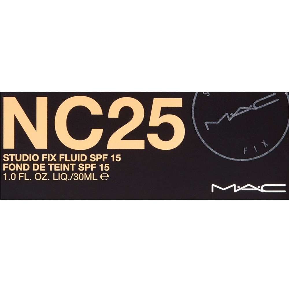 MAC Studio Fix Fluid SPF 15 30ml NC25 - Picture 2 of 4